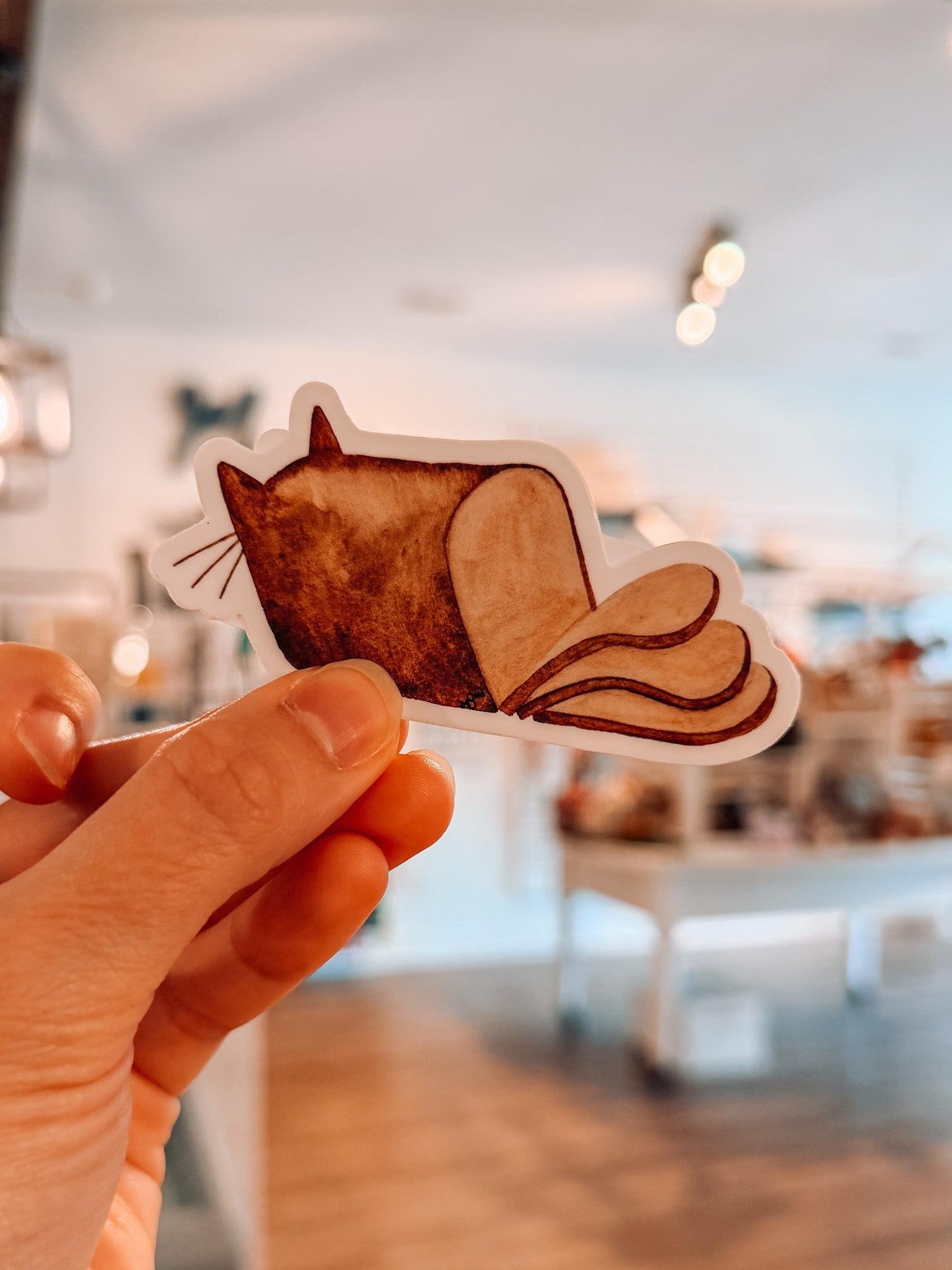 Cat Bread Loaf Sticker - Modern Companion