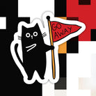 Cat Go Away Sticker - Modern Companion