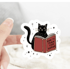 Cat How To Train Your Human Sticker - Modern Companion