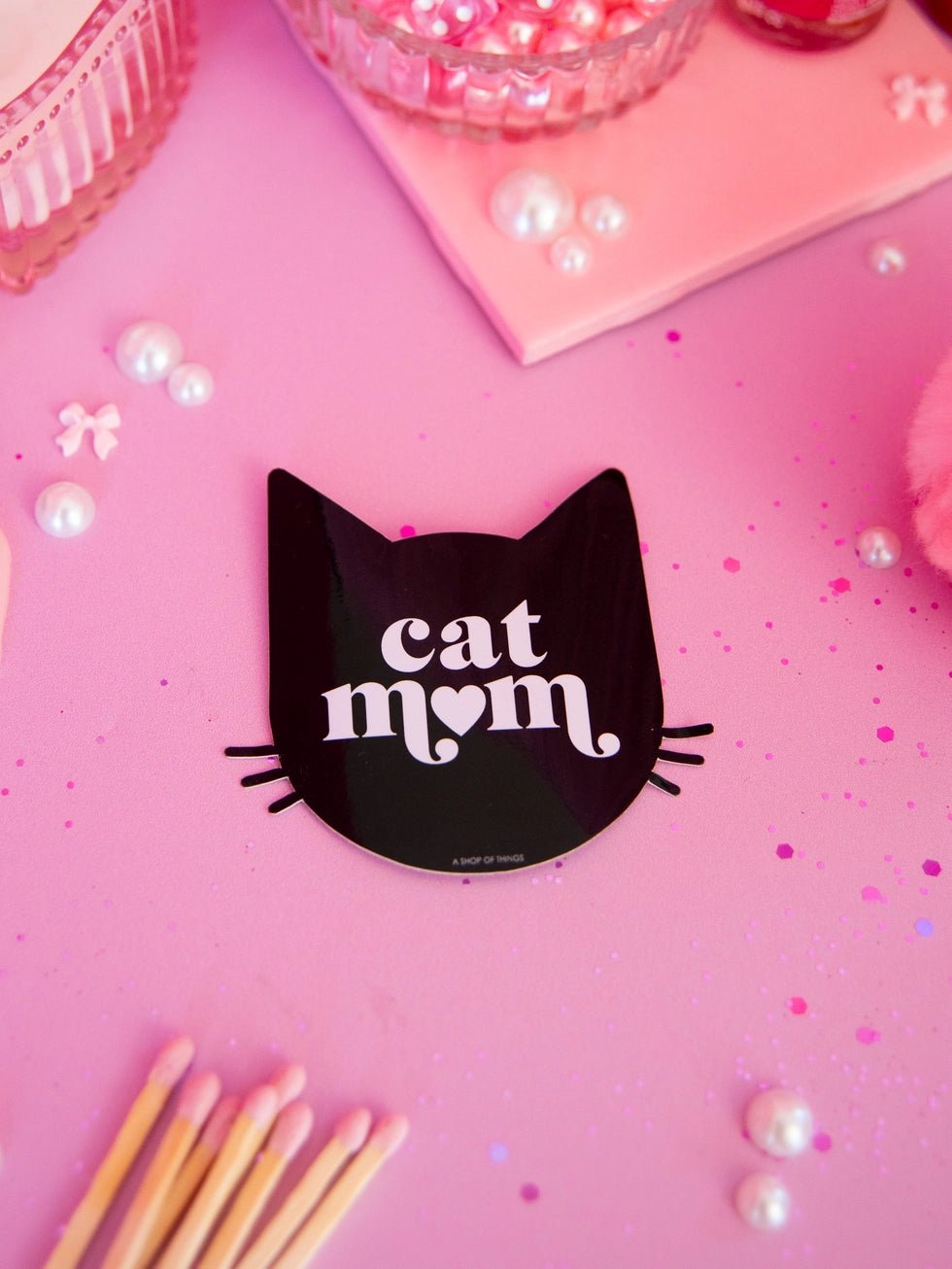 Cat Mom Sticker - Modern Companion