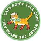 Cats Don't Tell Sticker - Modern Companion