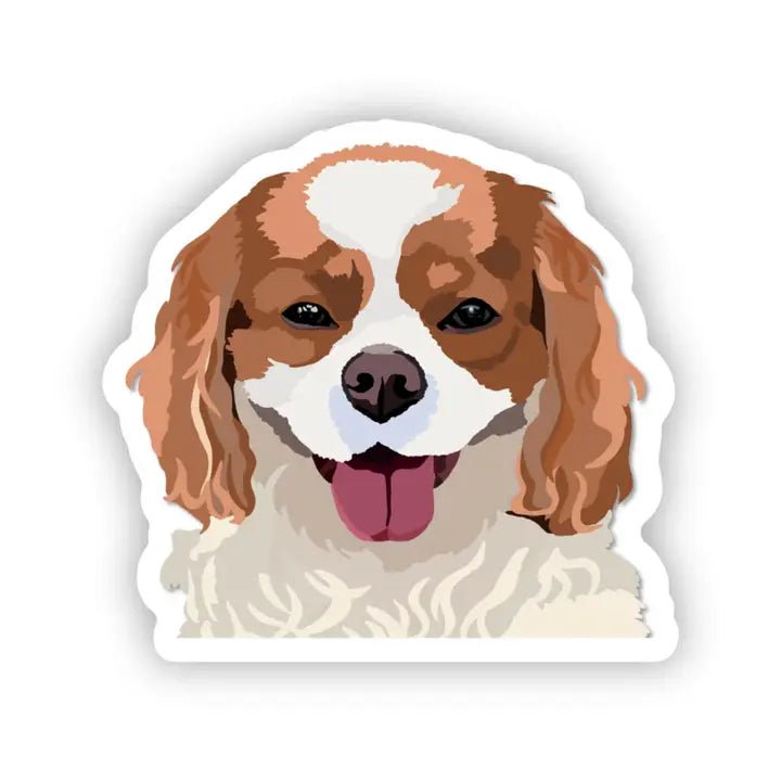 Cavalier King Spaniel Dog Vinyl Sticker - Modern Companion