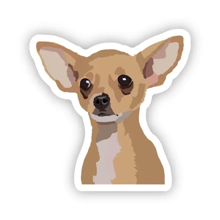 Chihuahua Dog Vinyl Sticker - Modern Companion