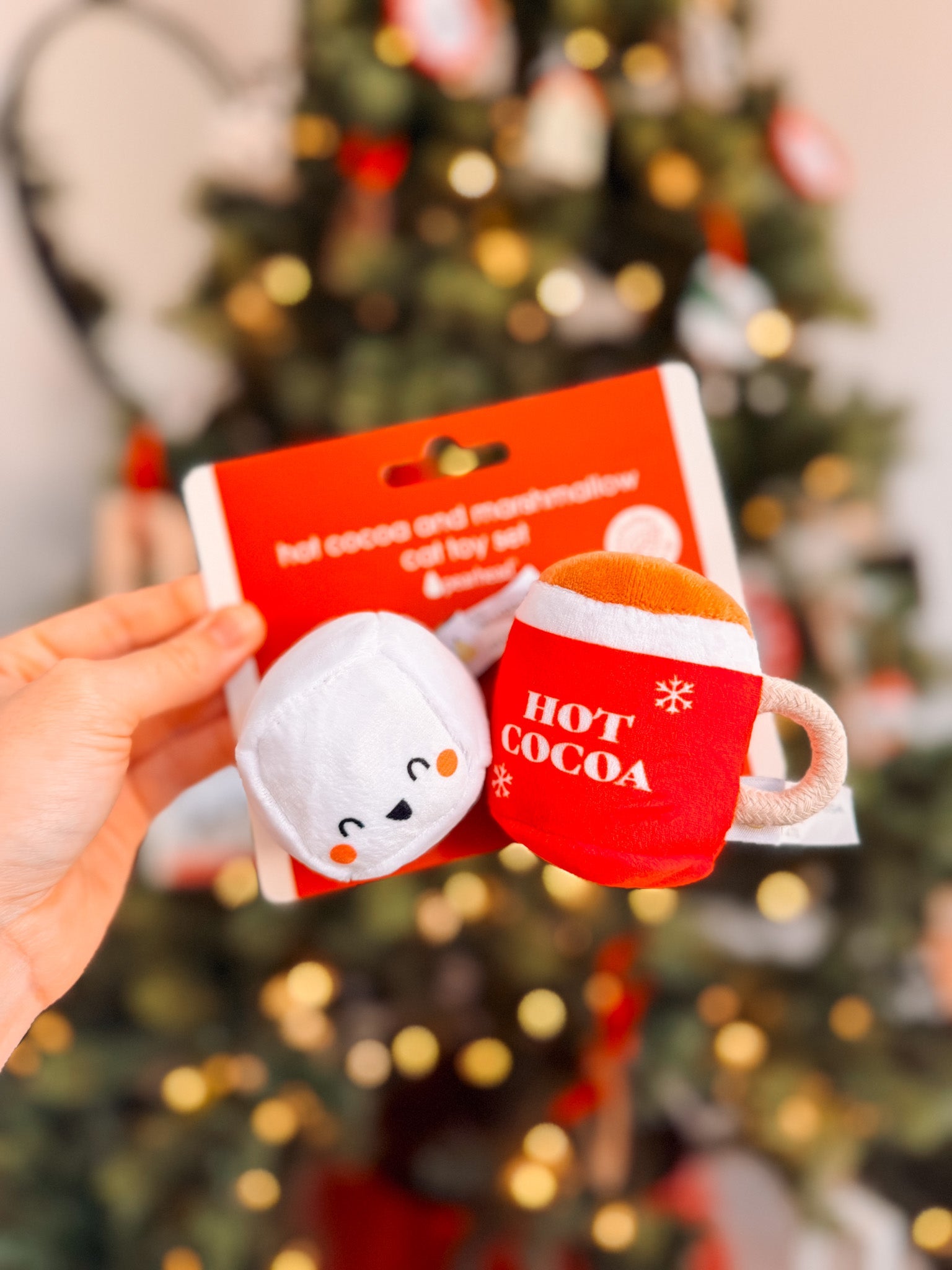 Christmas Hot Cocoa Cat Toys Set - Modern Companion