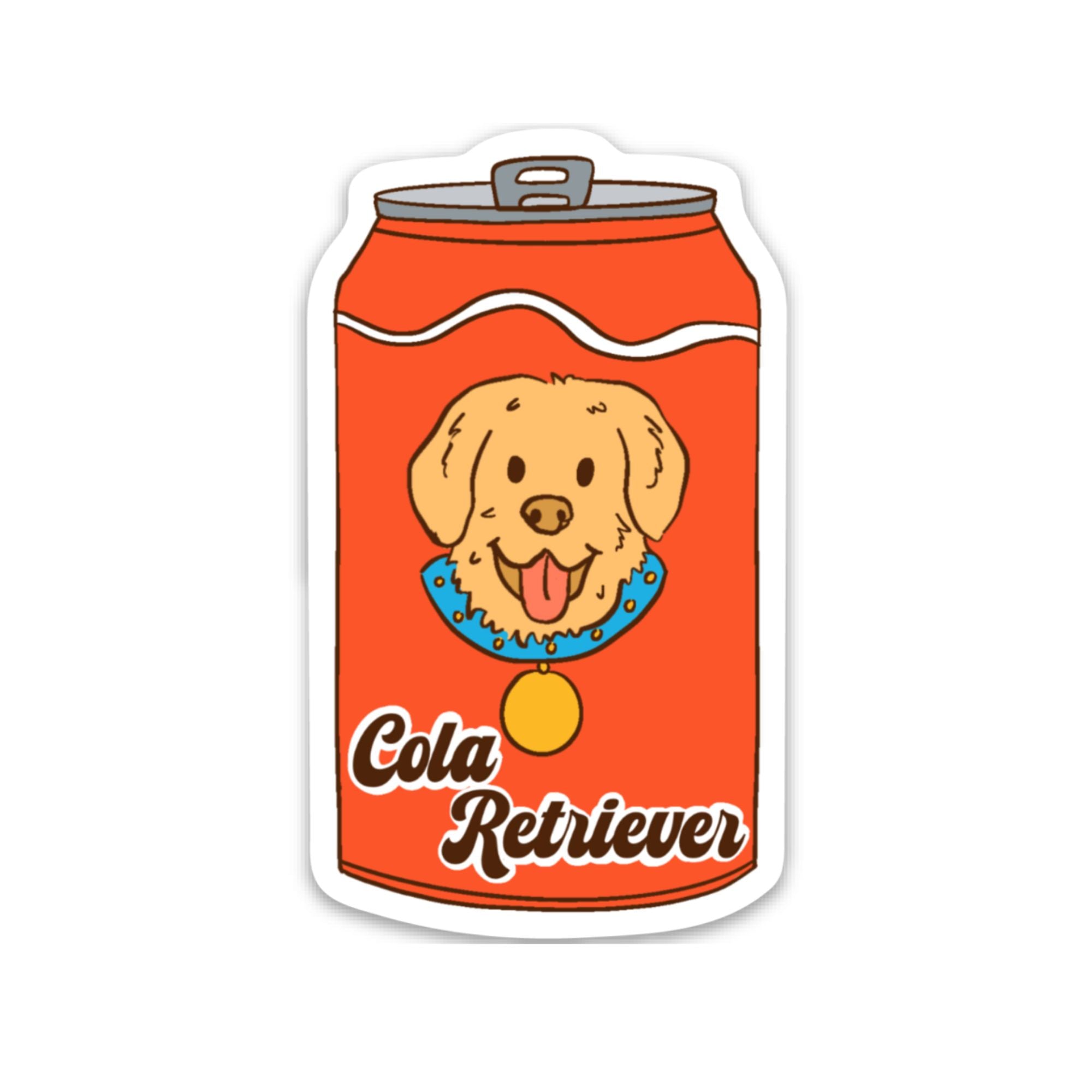 Cola Retriever Sticker - Modern Companion