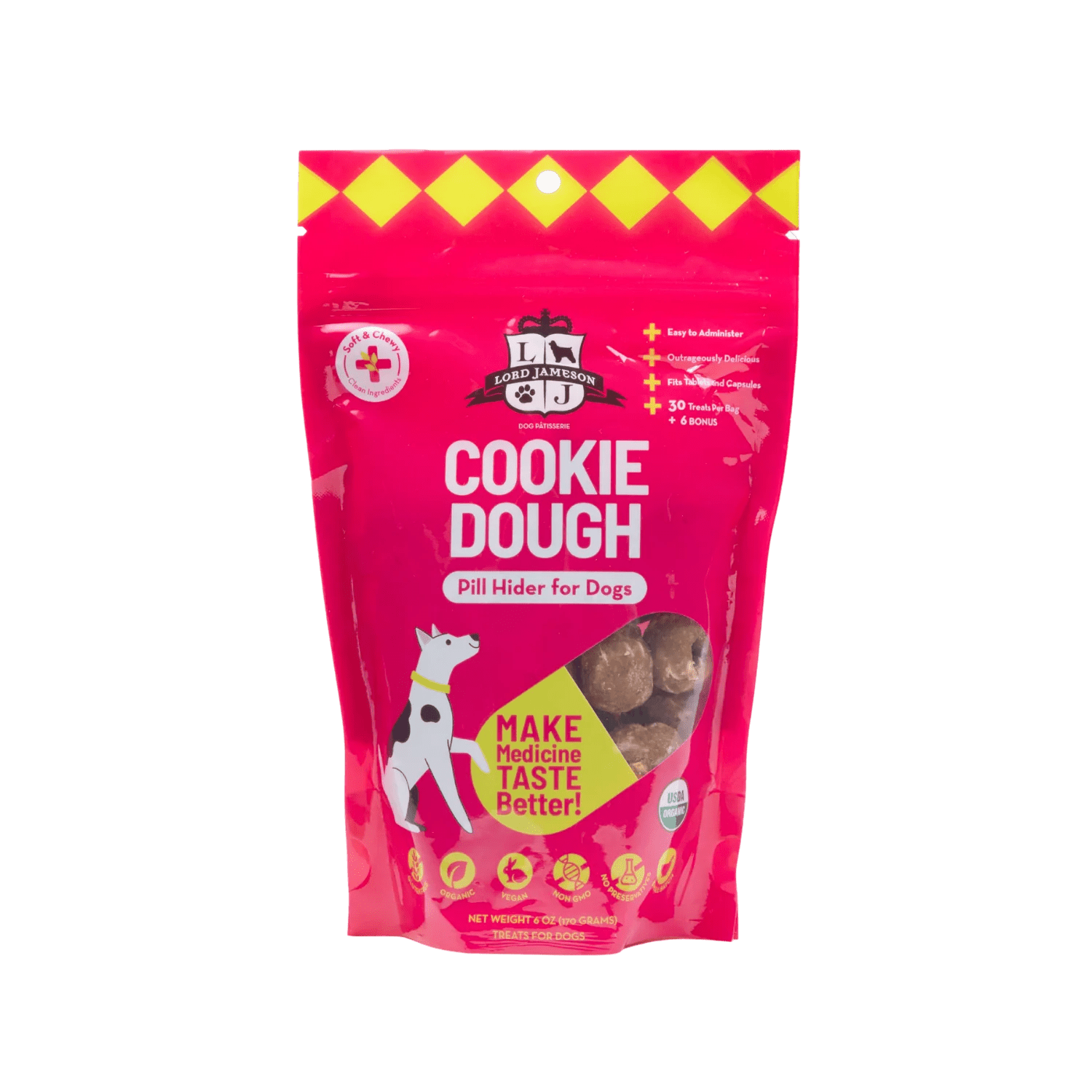 Cookie Dough Organic Pill Hider Dog Treats - Modern Companion