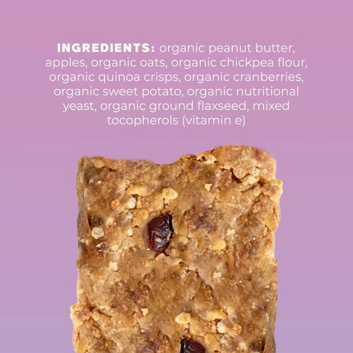 Cranberry & Sweet Potato Snack Bars - Modern Companion