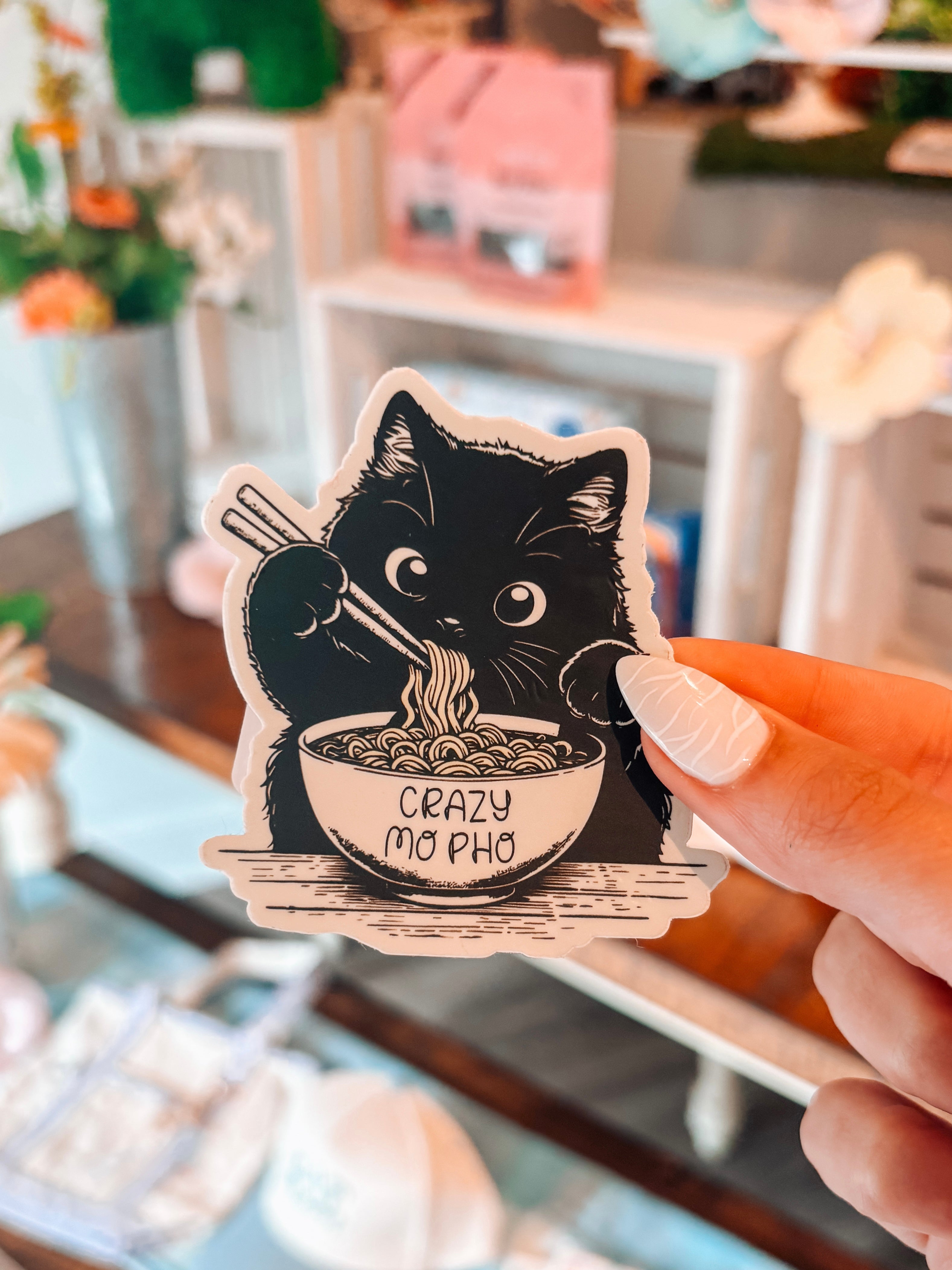 Crazy Mo Pho Sticker - Modern Companion
