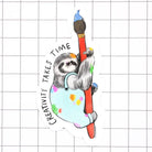 Creative Sloth Sticker - Modern Companion