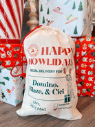 Customizable Pet Name Santa Sacks - Modern Companion