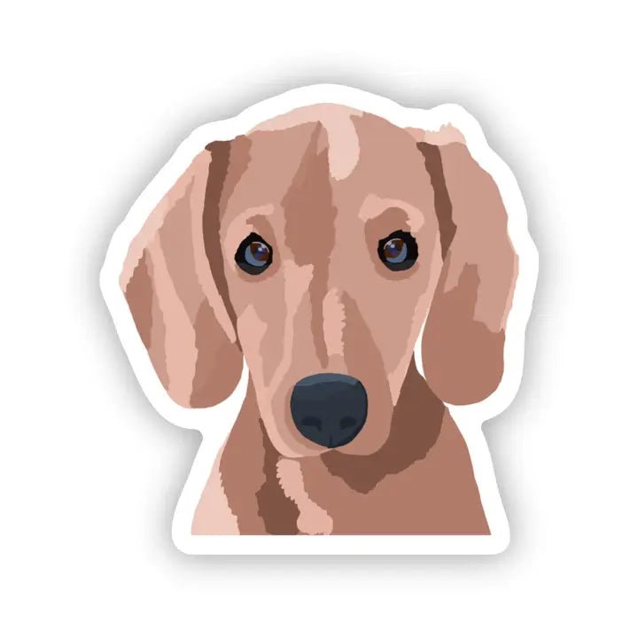 Dachshund Dog Vinyl Sticker - Modern Companion