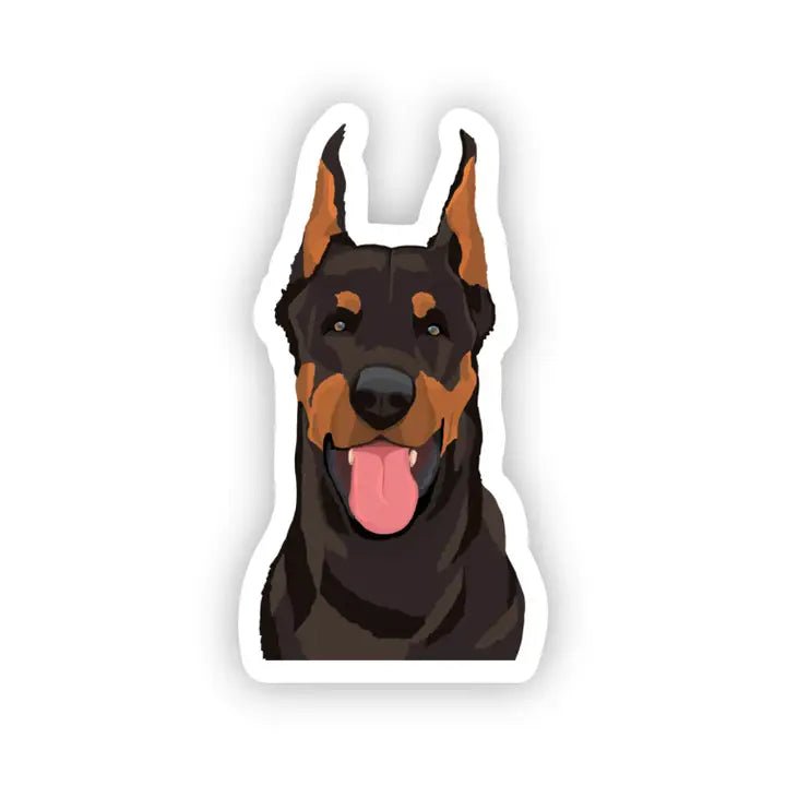 Doberman Pinscher Dog Vinyl Sticker - Modern Companion