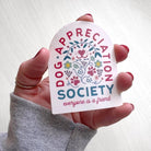 Dog Appreciation Society Sticker - Modern Companion