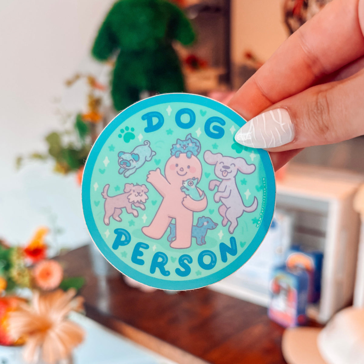 Dog Person Sticker – Modern Companion