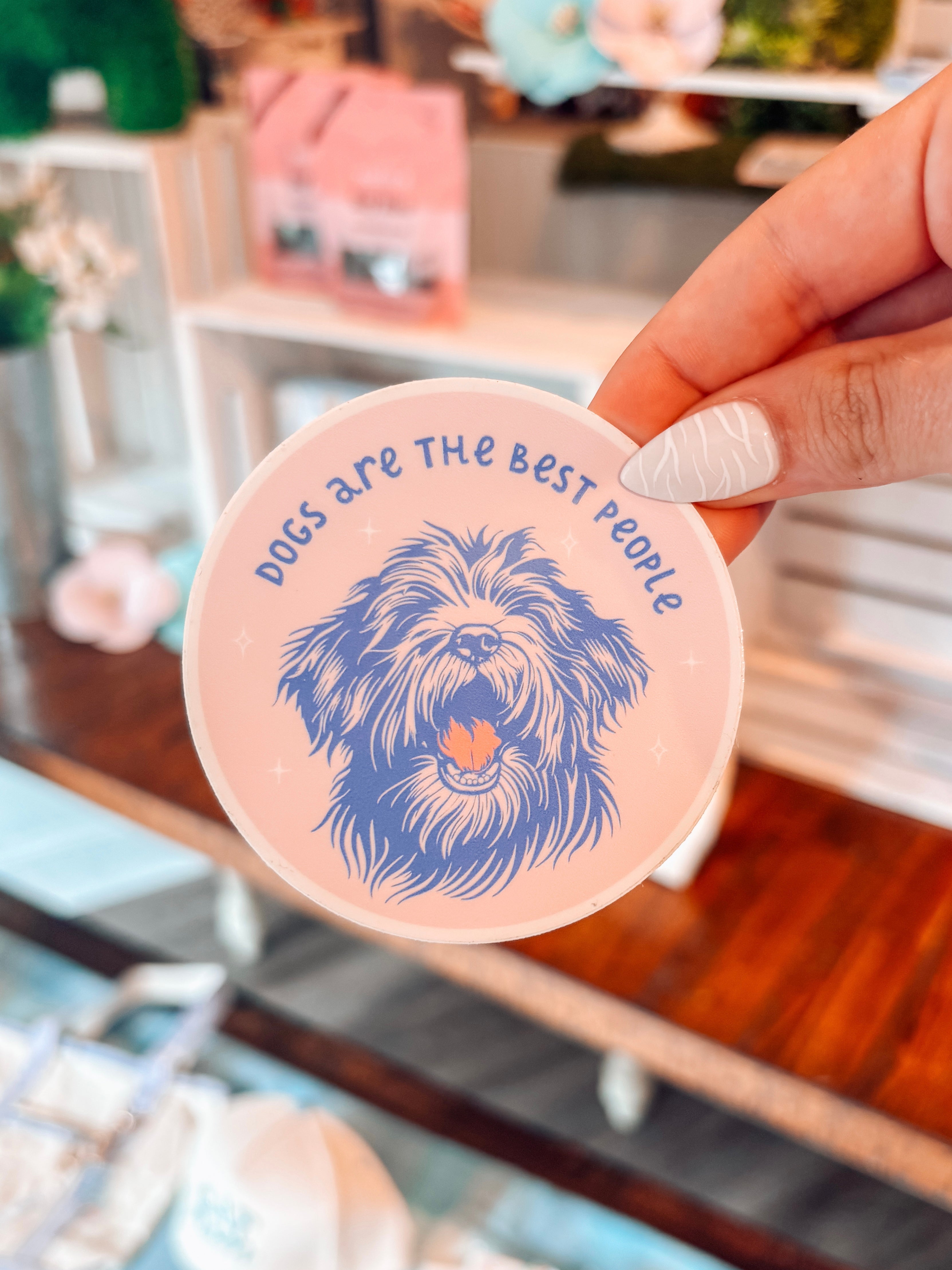 Dogs Are The Best People Sticker - Modern Companion