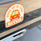 Dogs Up in This Bitch Sticker - Modern Companion