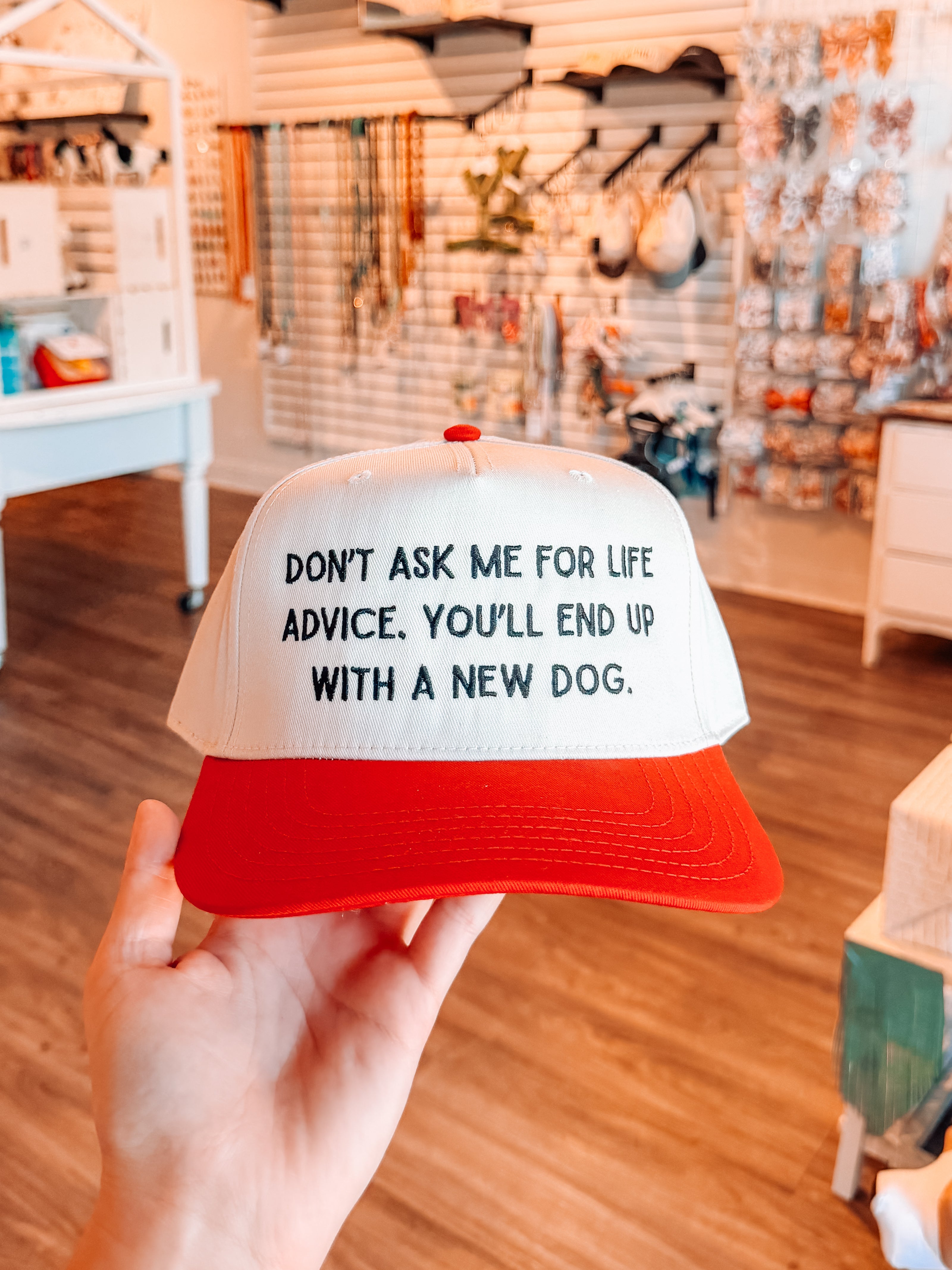 Don't Ask Me For Life Advice Hat - Modern Companion