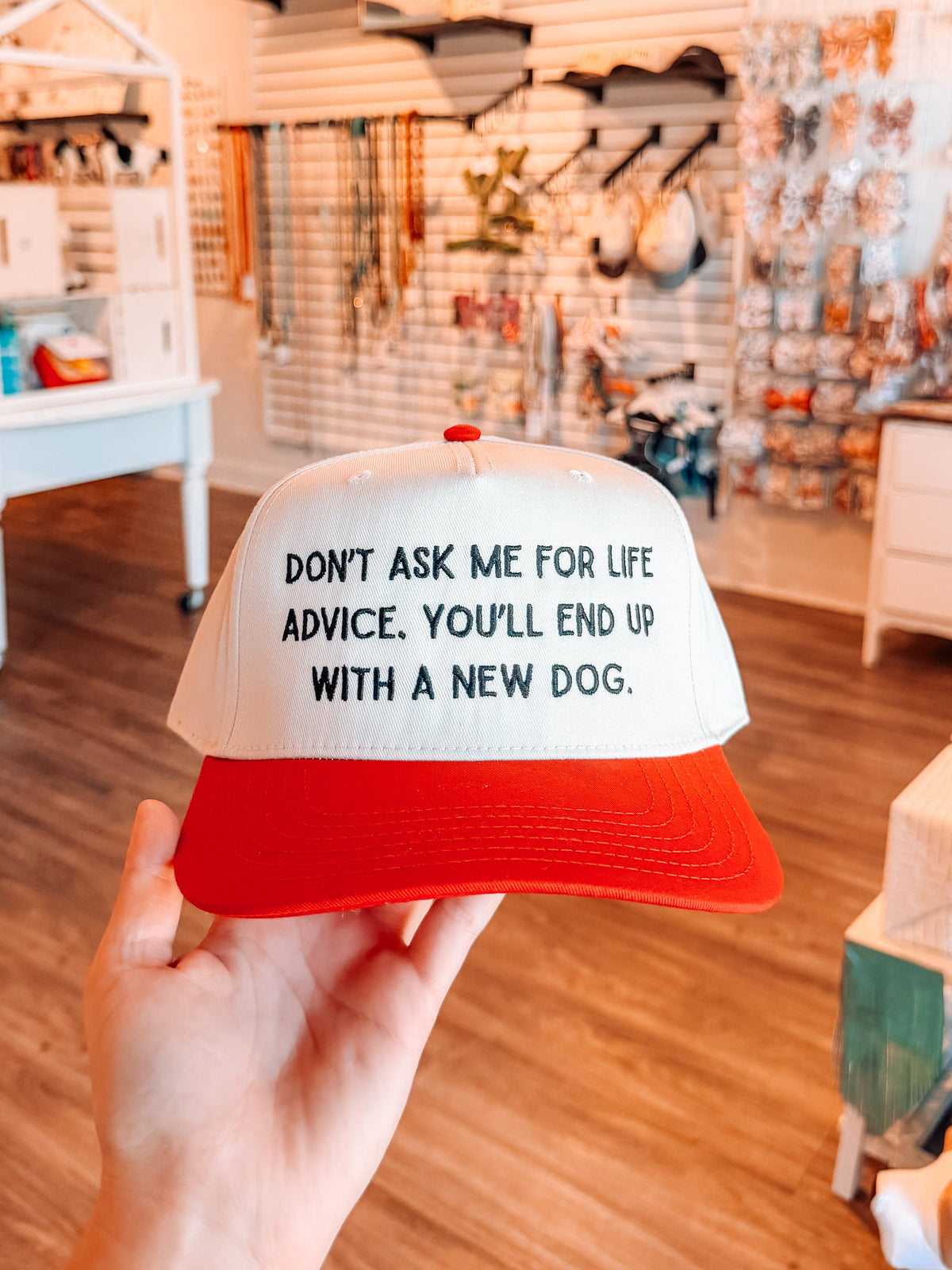 Don't Ask Me For Life Advice Hat - Modern Companion