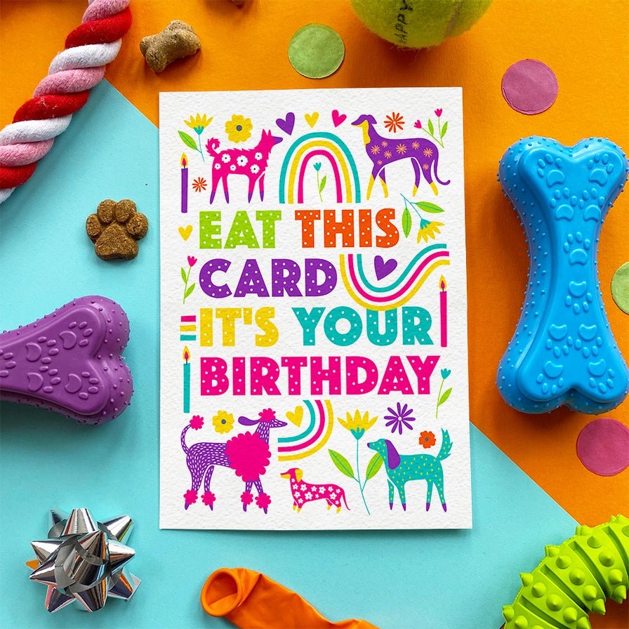 Eat This Card It's Your Birthday - Bacon Edible Birthday Card - Modern Companion