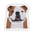 English Bulldog Dog Sticker - Modern Companion