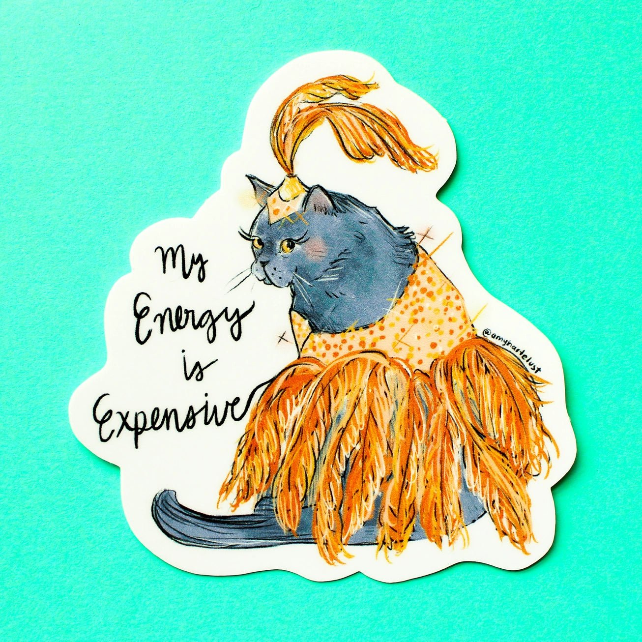 Expensive Energy Sticker - Modern Companion