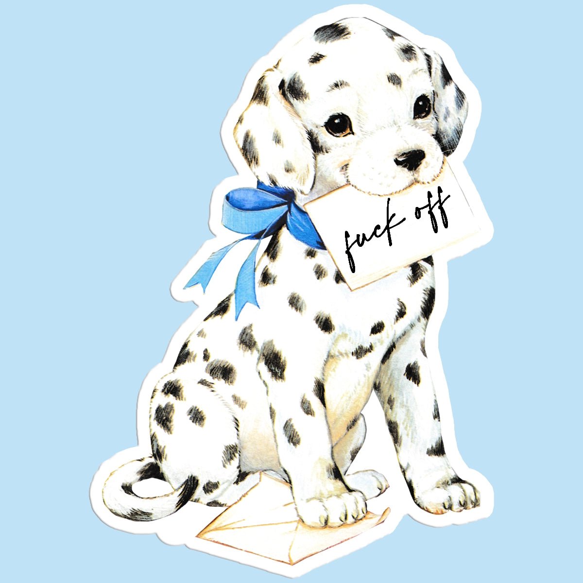 F*ck Off Dalmatian Sticker - Modern Companion