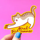 Feral Girl Summer Sticker - Modern Companion
