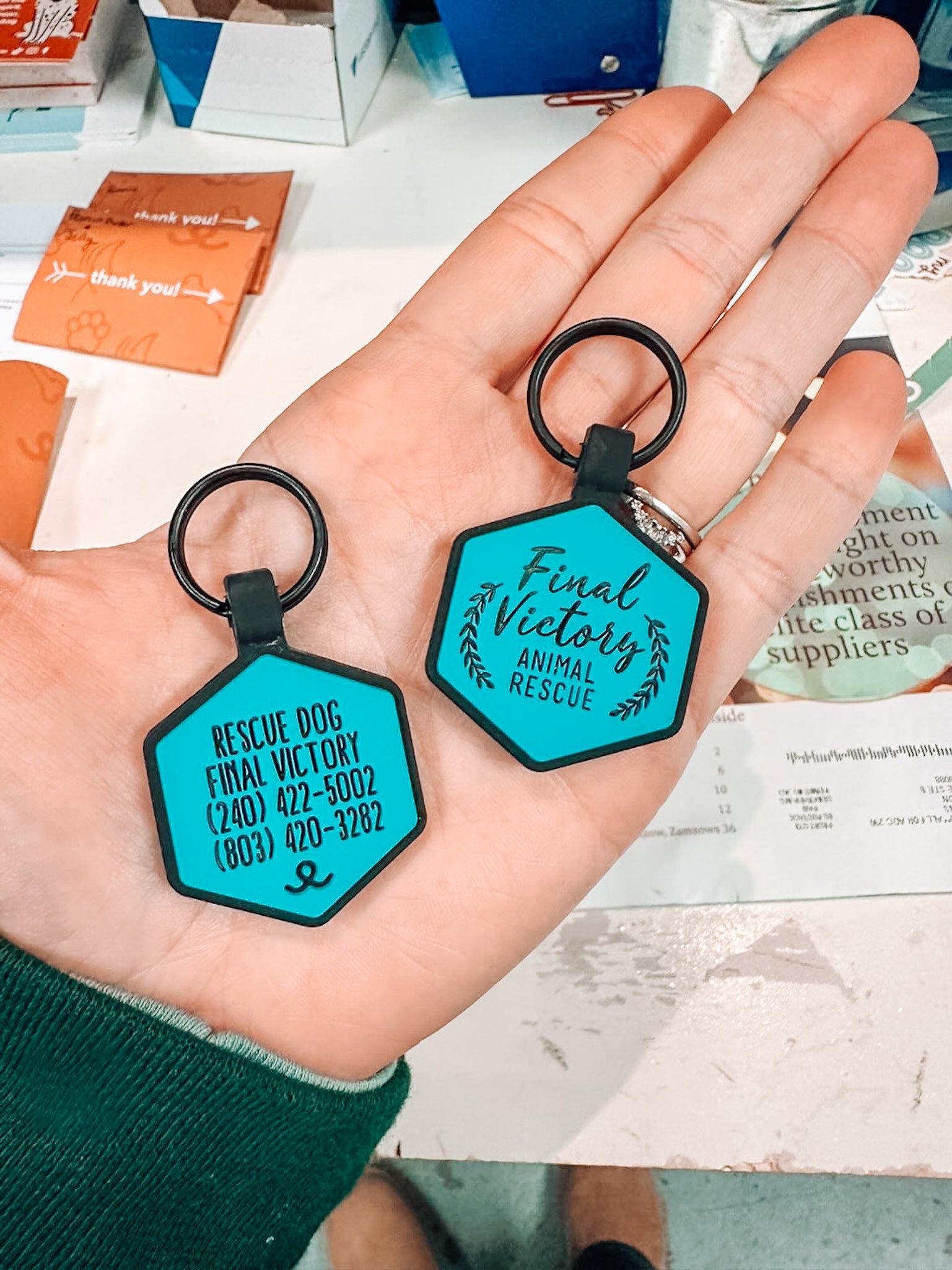 Final Victory Pet ID Tag - Modern Companion