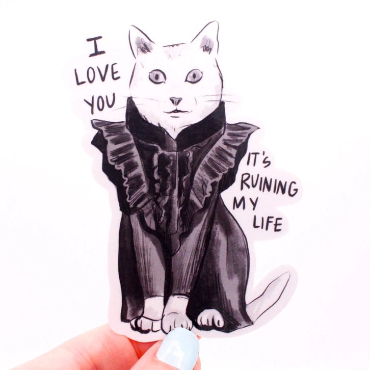 Fortnight Cat Sticker - Modern Companion