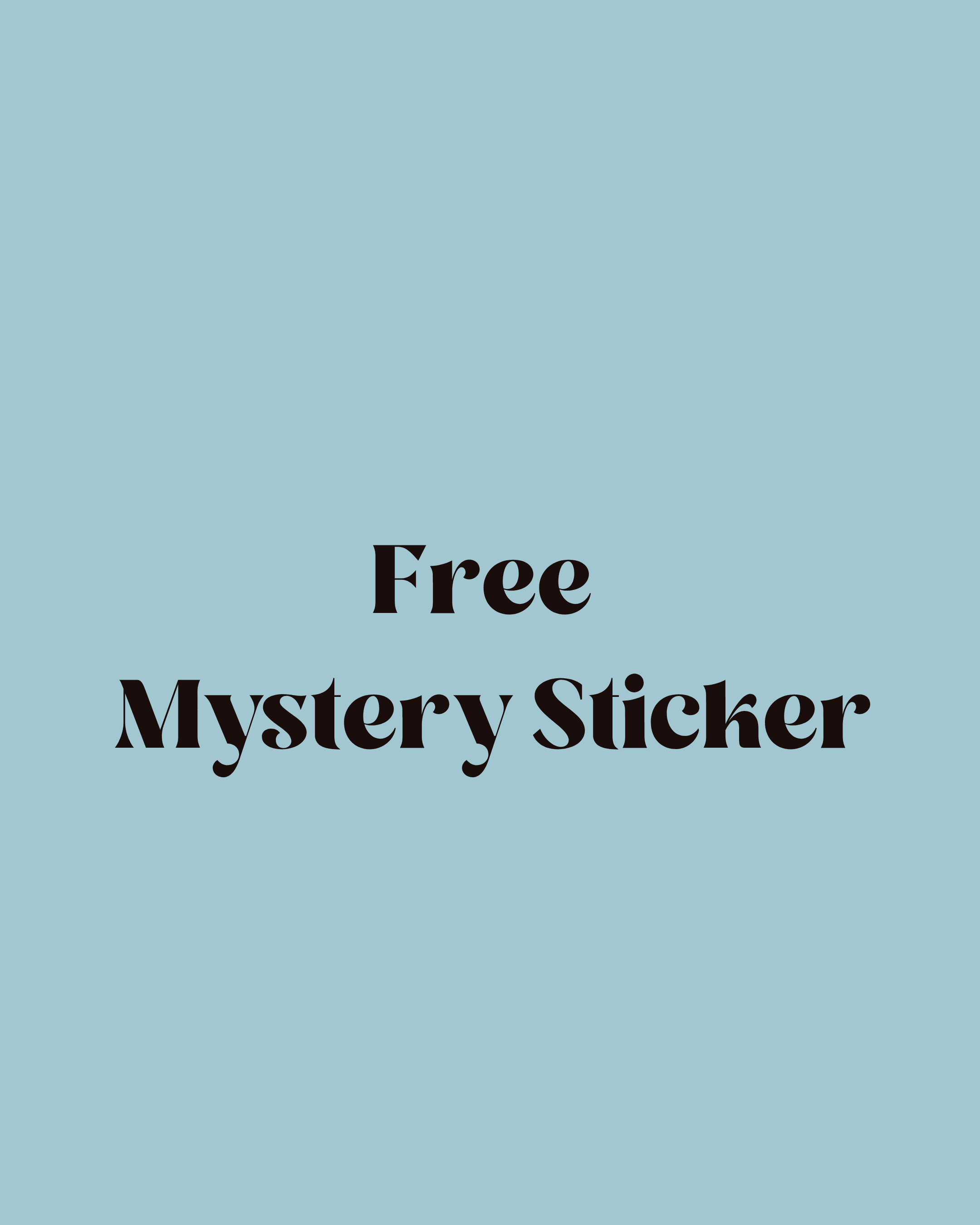 Free Mystery Sticker - Modern Companion