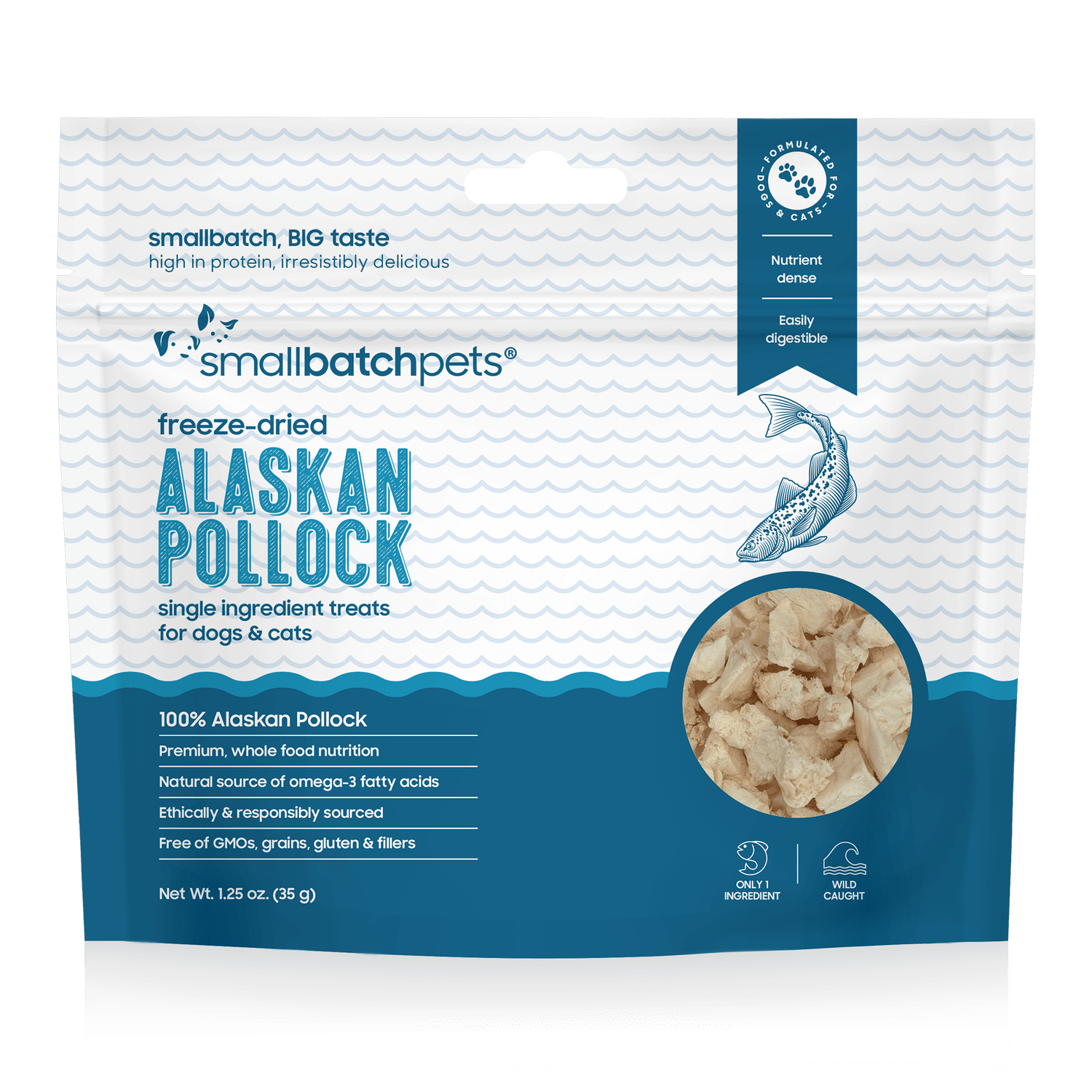 Freeze Dried Pollock Treats - Modern Companion