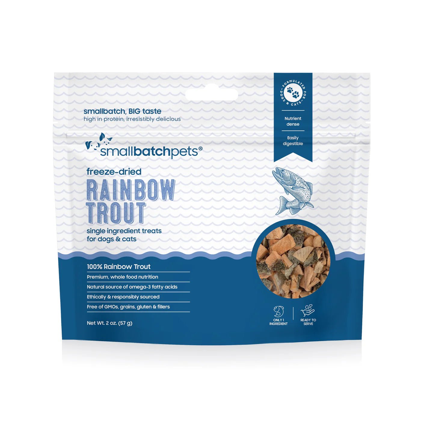 Freeze Dried Rainbow Trout Treats - Modern Companion