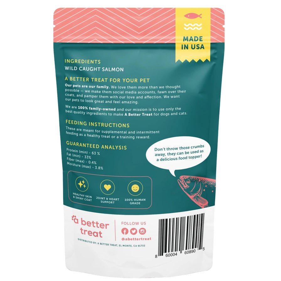 Freeze Dried Wild Caught Salmon Treats - Modern Companion