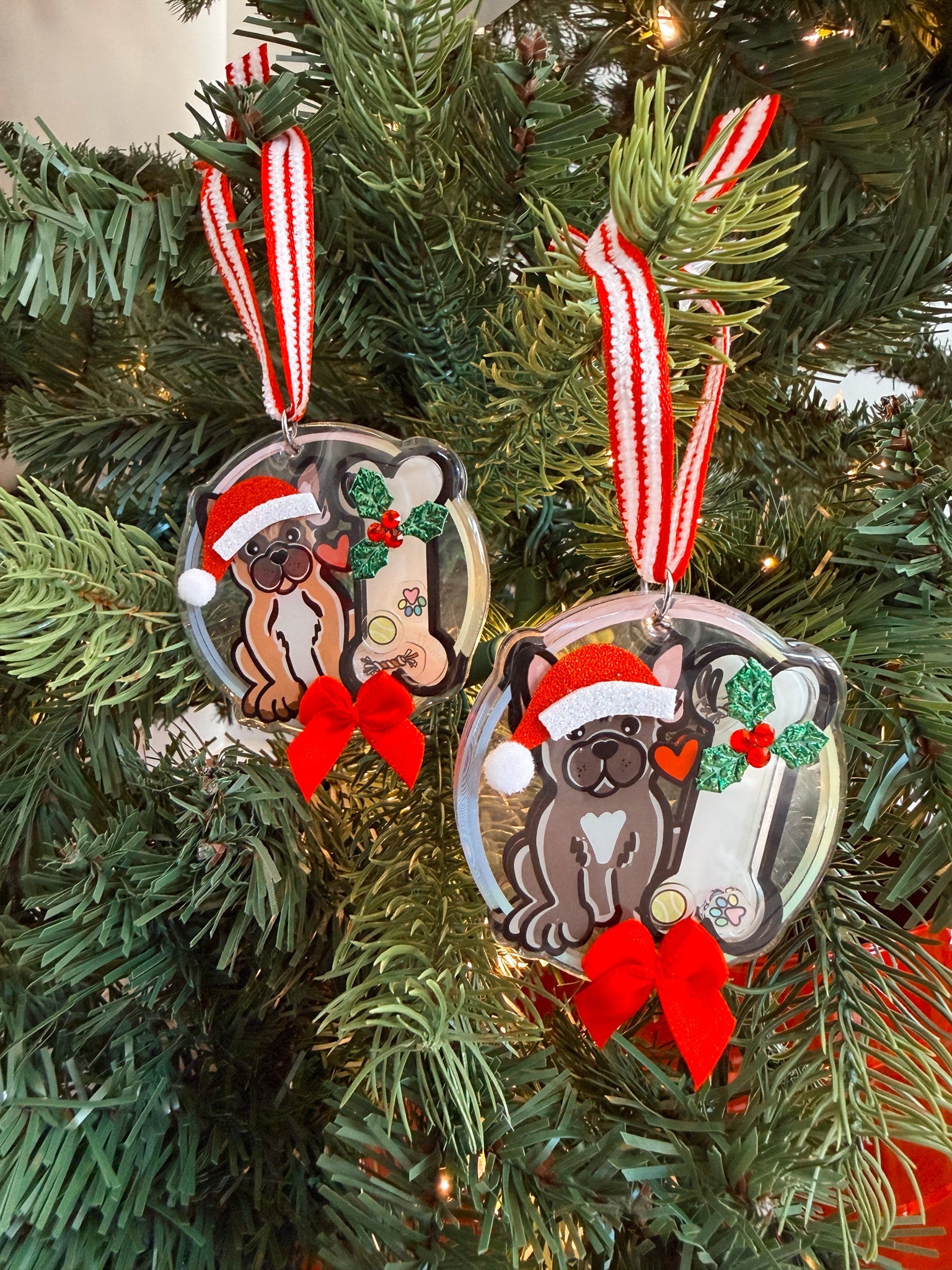 French Bulldog Christmas Ornament - Modern Companion