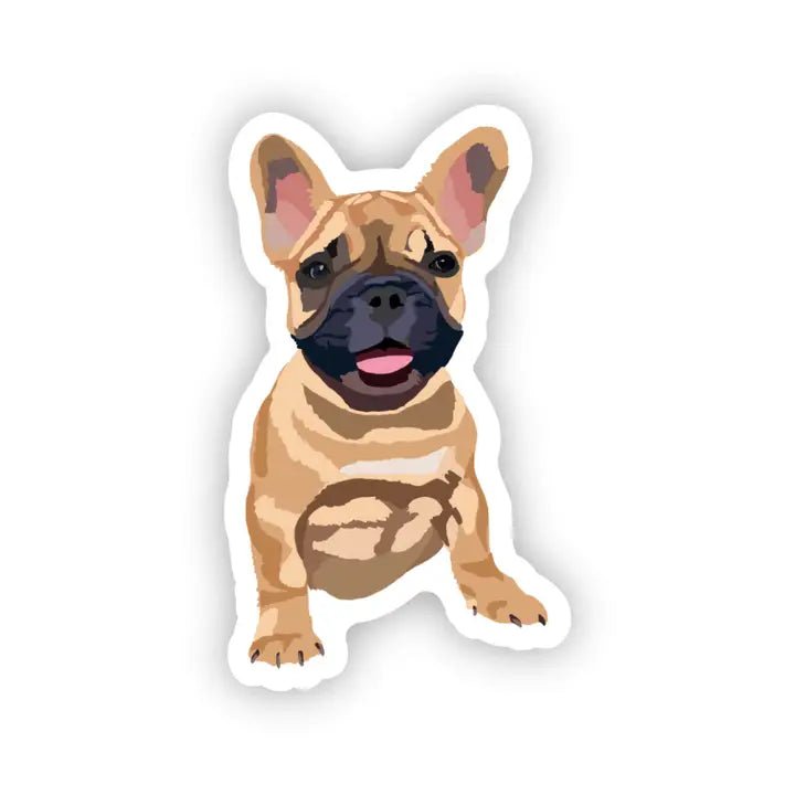 French Bulldog Dog Vinyl Sticker - Modern Companion