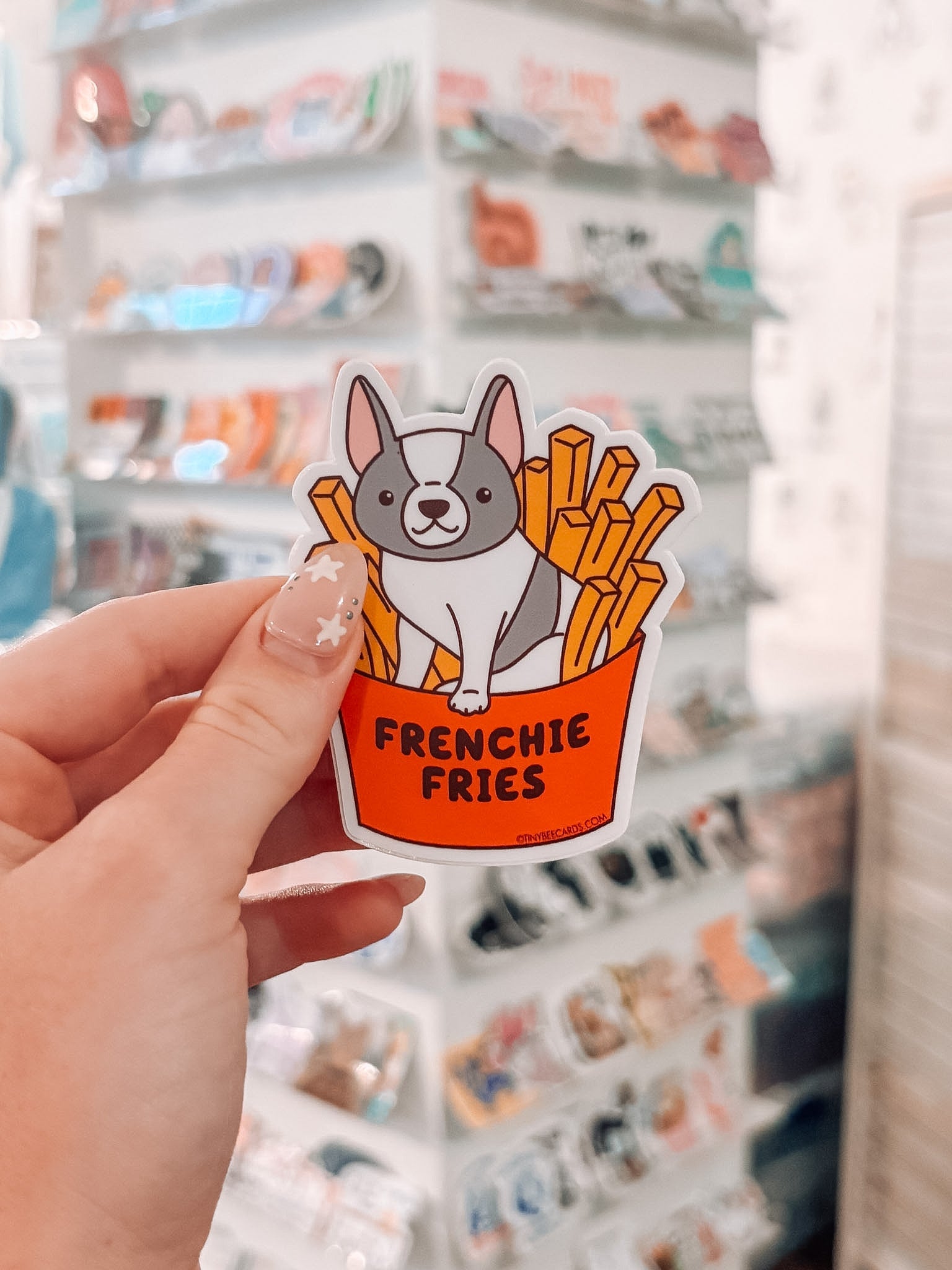 Frenchie Frenchie Fries Sticker - Modern Companion