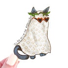 Ghostie Cat Sticker - Modern Companion
