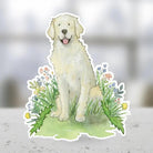 Golden Retriever Sticker - Modern Companion