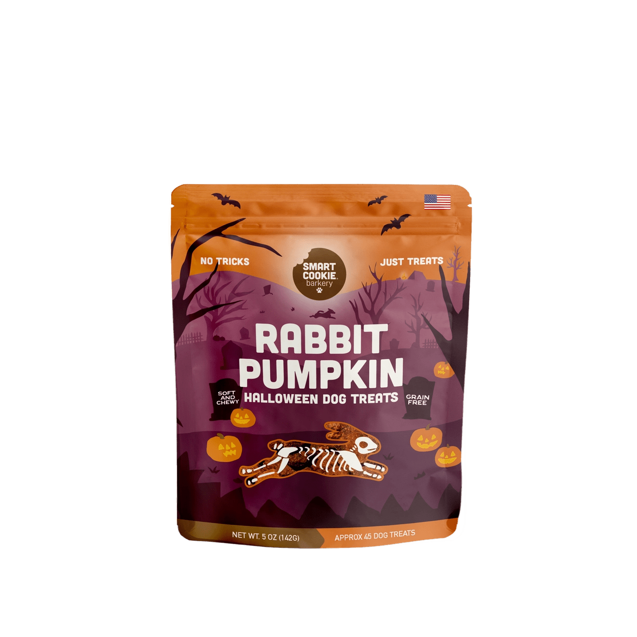 Halloween Rabbit & Pumpkin Soft & Chewy Dog Treats - Modern Companion