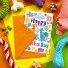 Happy Gotcha Day - Chicken Edible Birthday Card - Modern Companion