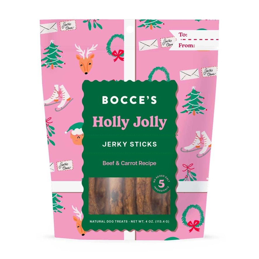 Holly Jolly Jerky Sticks Dog Treats - Modern Companion