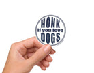 Honk If You Love Dogs Sticker - Modern Companion