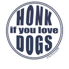 Honk If You Love Dogs Sticker - Modern Companion