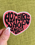 Hot Girls Shop Small Sticker - Modern Companion