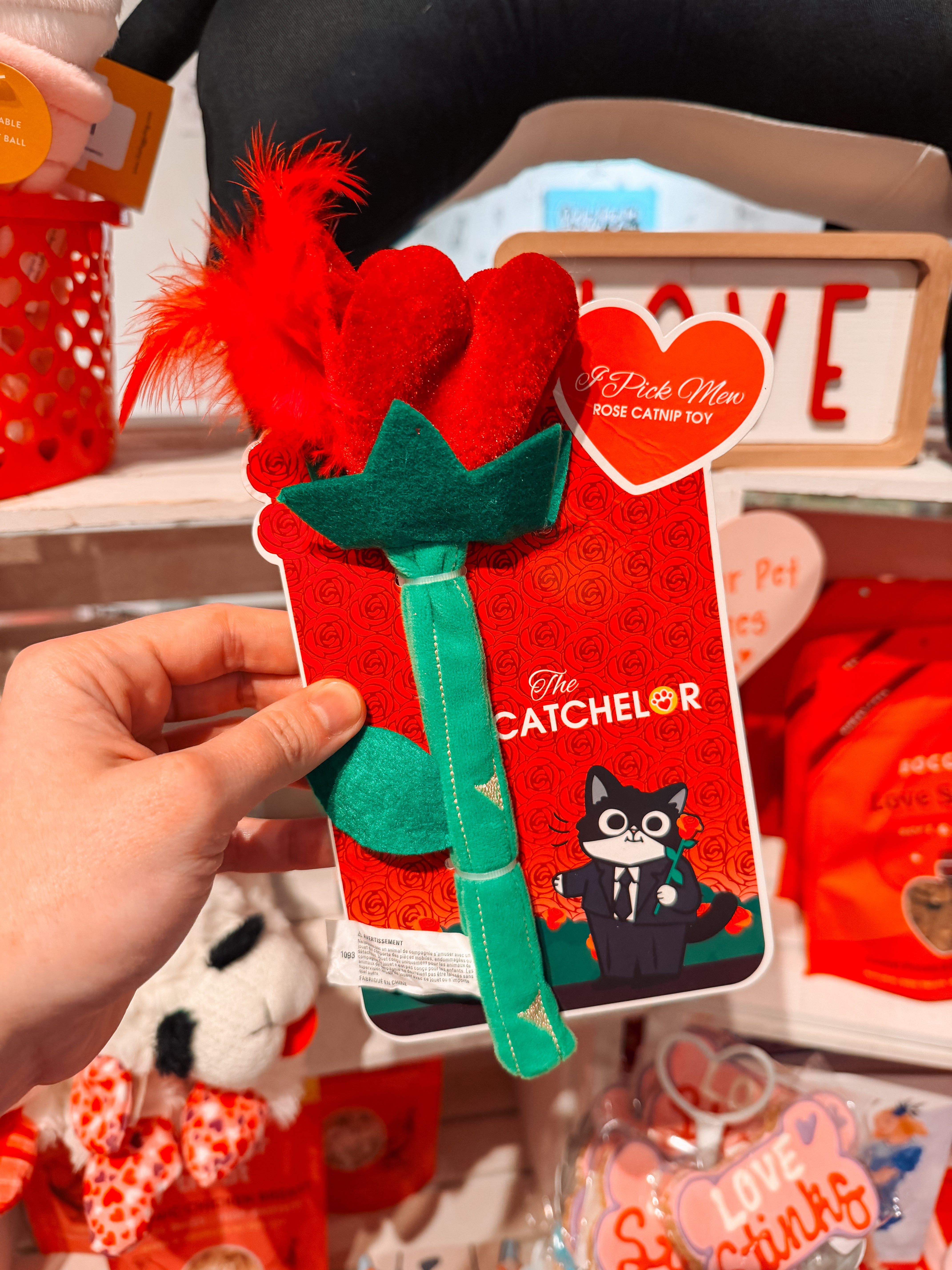 I Pick Mew Rose Catnip Toy - Modern Companion