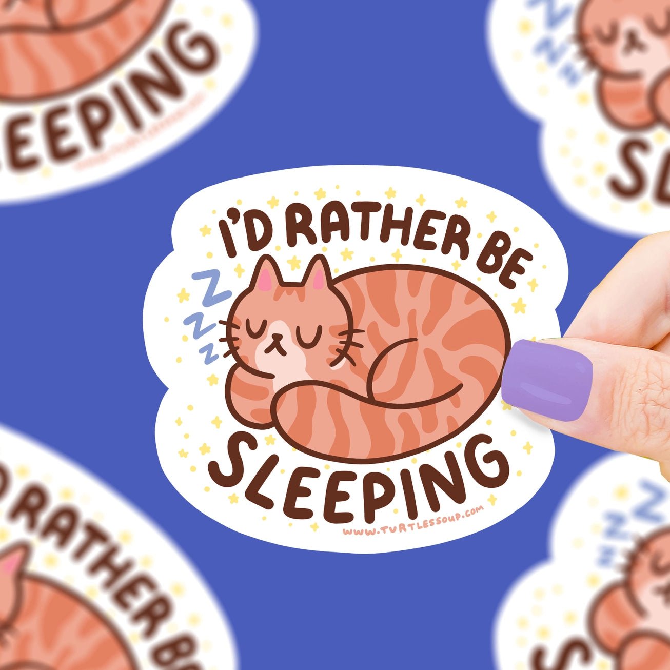 I'd Rather Be Sleeping Sticker - Modern Companion