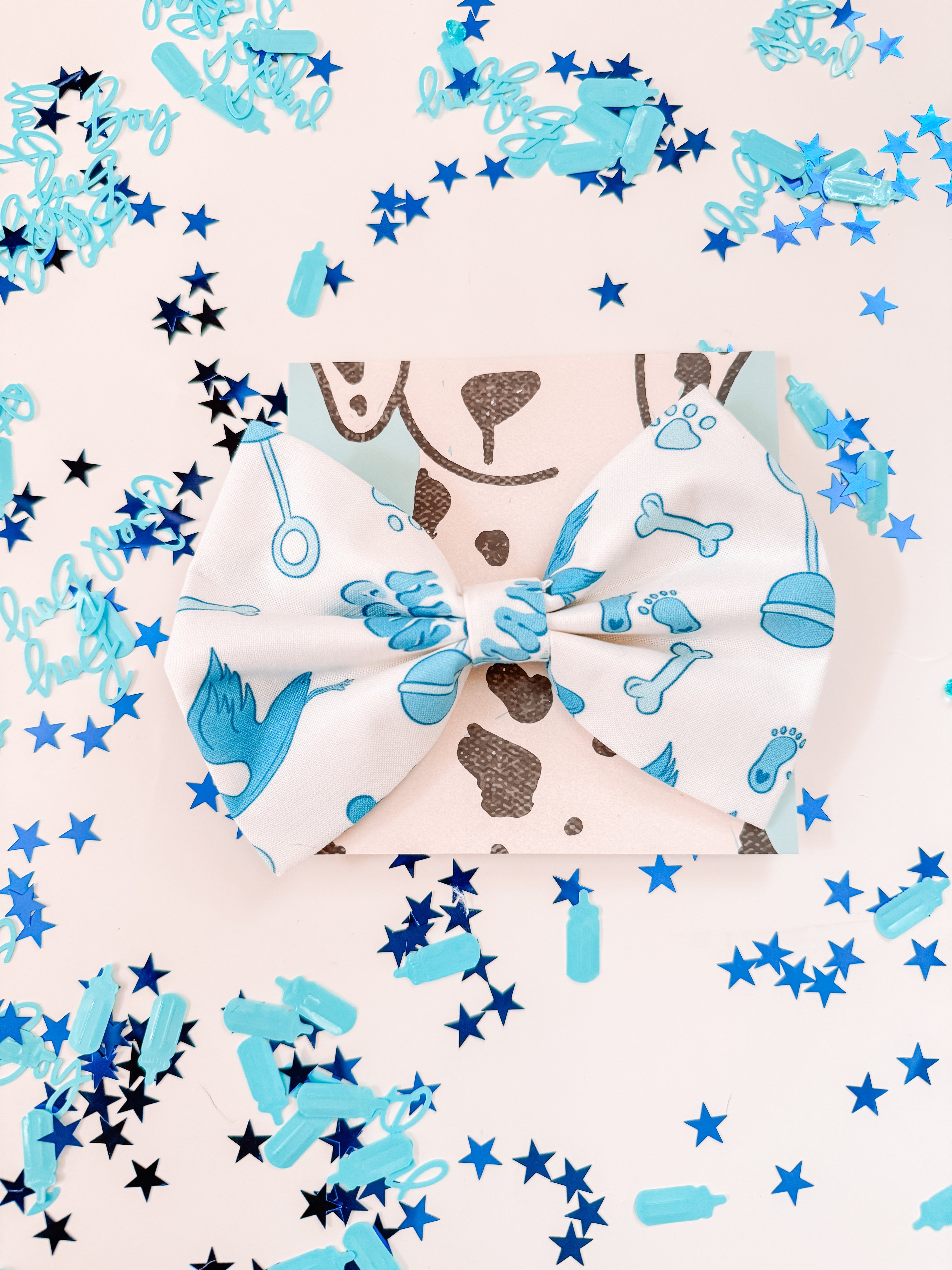 "I'm Getting A Human" Blue Pet Bowtie - Modern Companion