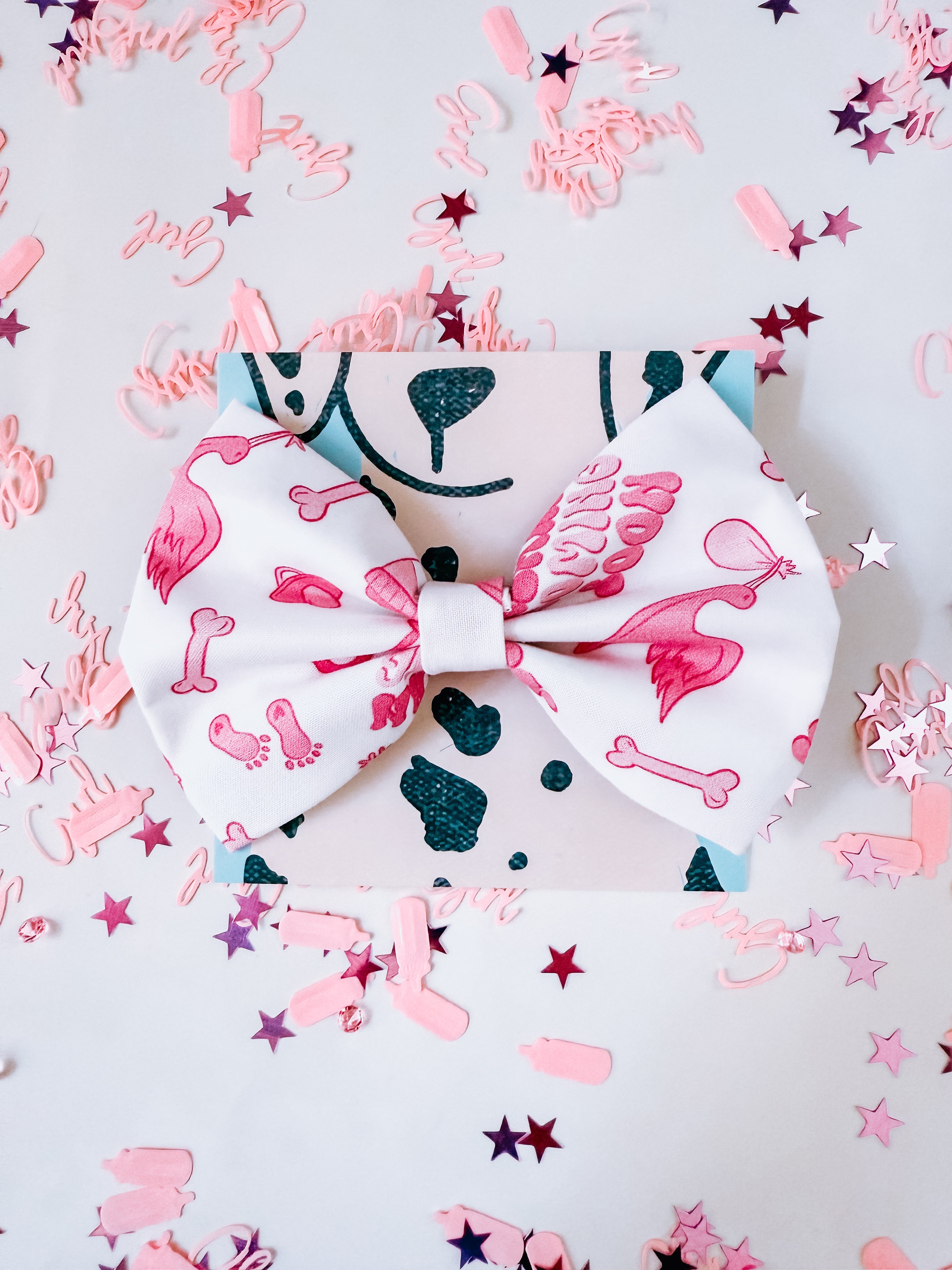 "I'm Getting A Human" Pink Pet Bowtie - Modern Companion