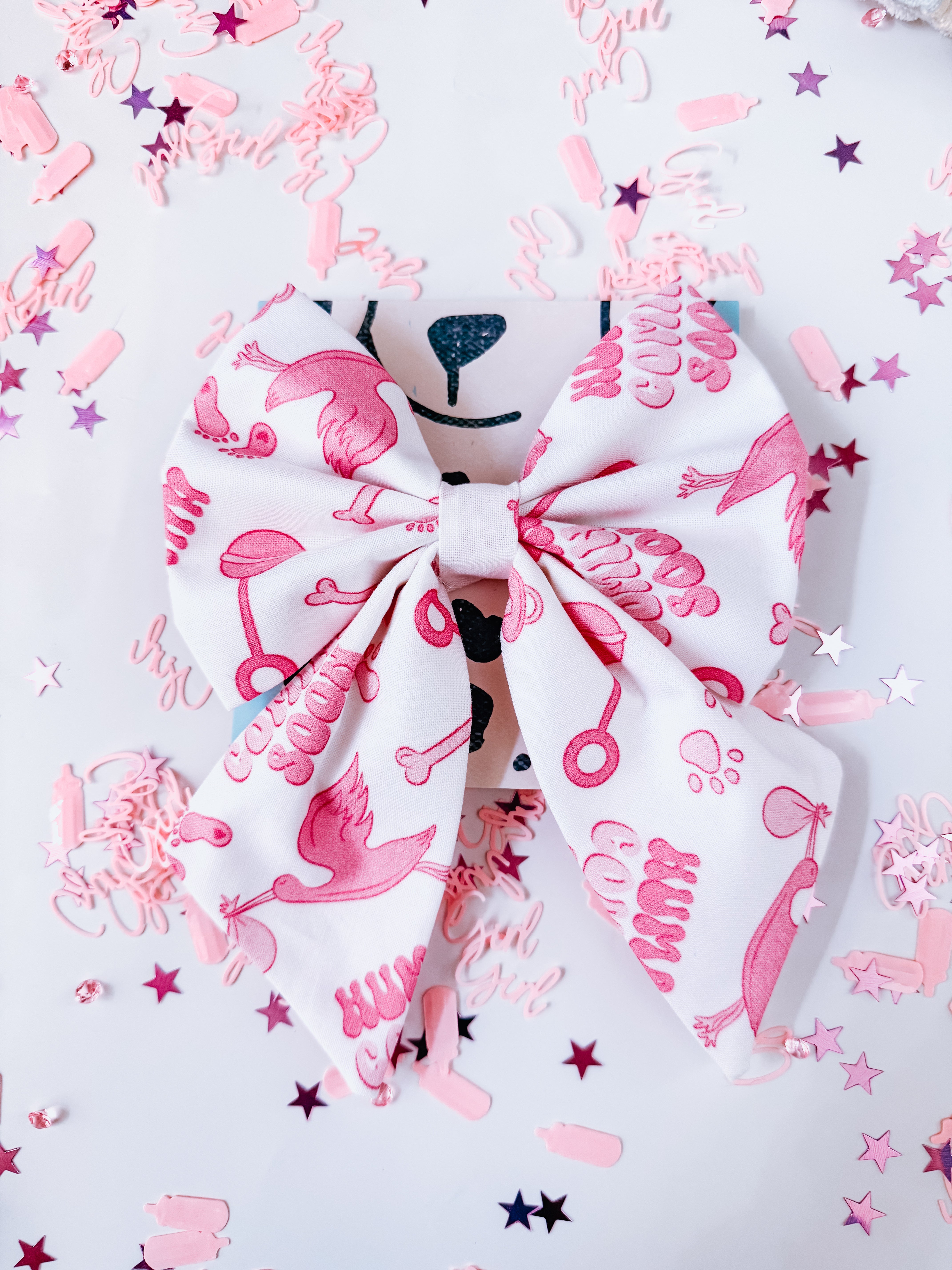 "I'm Getting A Human" Pink Pet Sailor Bow - Modern Companion