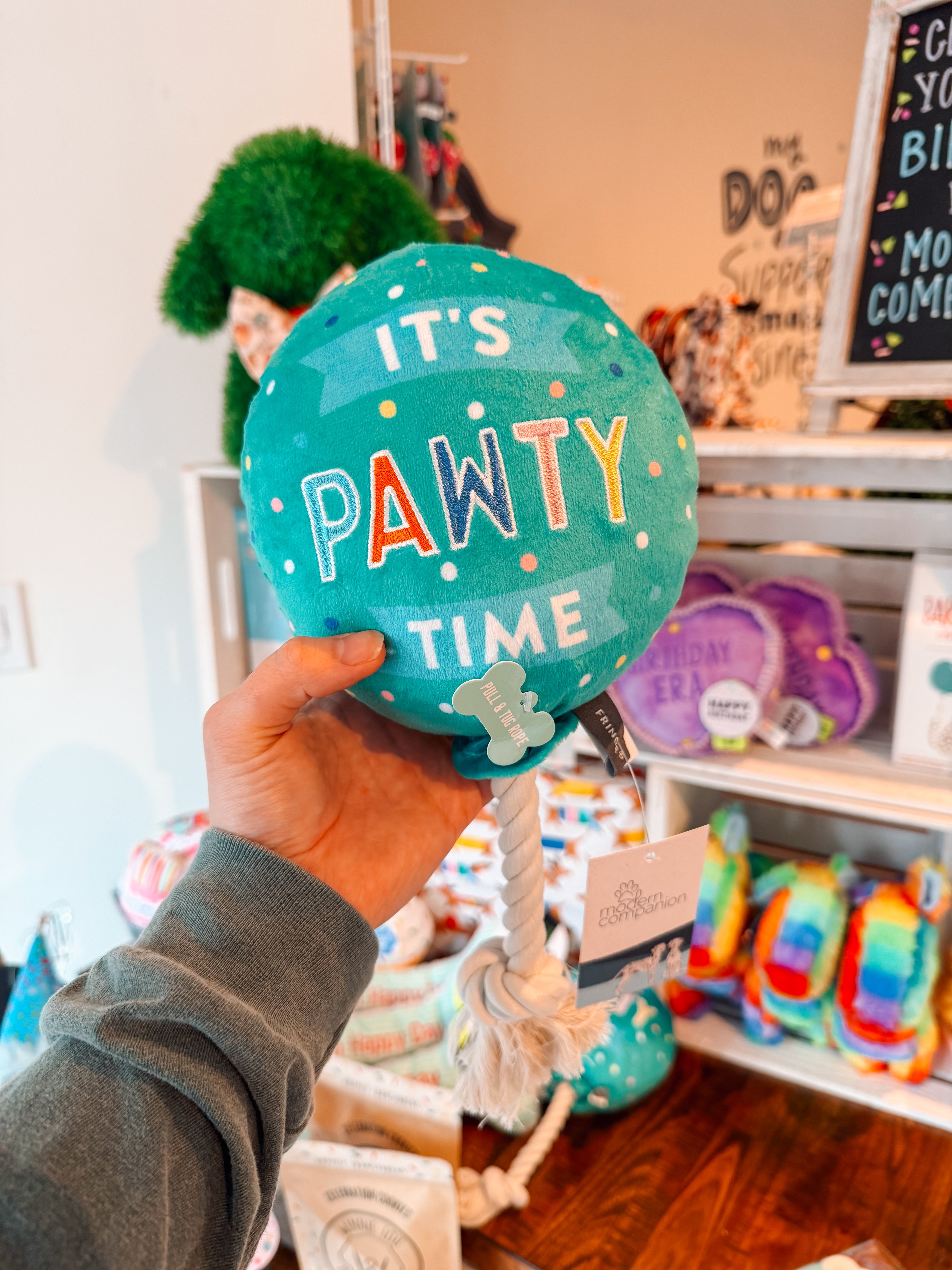 It's Pawty Time Balloon Toy - Modern Companion
